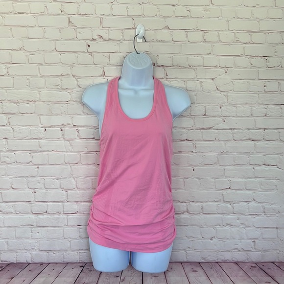 NWOT Athleta pink racer back tank top gym - Picture 2 of 9